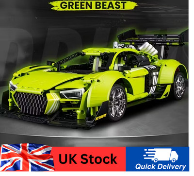 2500+ps hochschwierige Bausteine Auto für Erwachsene Vatertag Geschenkbox Porsch