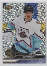 2023-24 Upper Deck Extended Series All-Star Team Speckled Rainbow Foil Bo Horvat