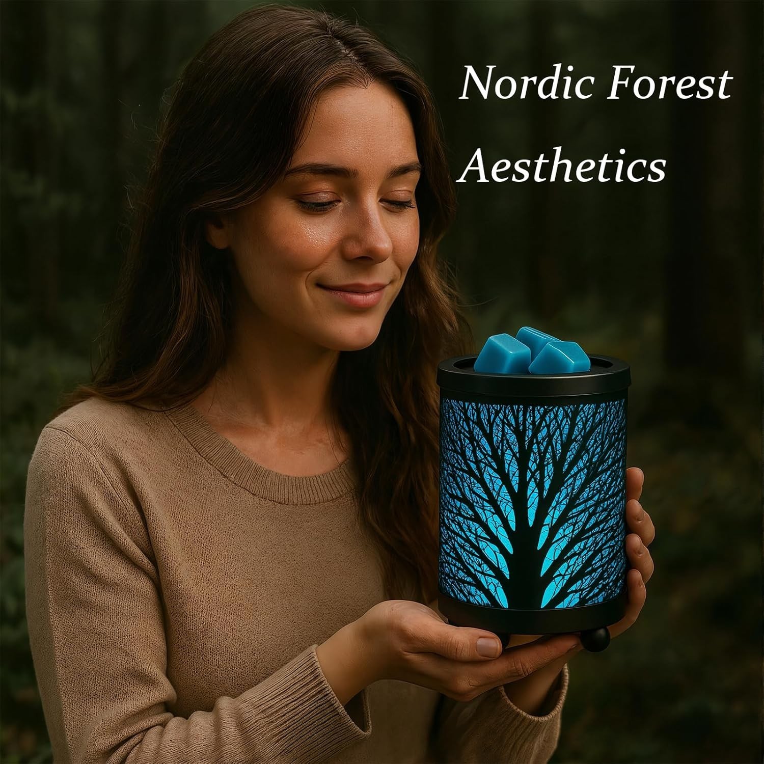 Intelligent Electric Wax Warmer with Exquisite Forest Design & Color Options
