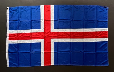 Island Länder Fahne Flagge 150x90 Flag WM EM Fussball #230