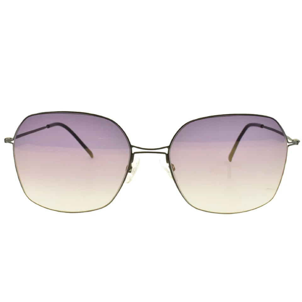 NUEVO HENRY JULLIEN SKYLIGHT 06 CAT2 C92 54-17-135 Negro Cuadrado Borde Completo Gafas de Sol Foto 3 de 4