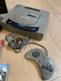 SEGA Vhtf Sega Saturn Main Unit The Yakyuken Tv Set With 3 Other Software Items