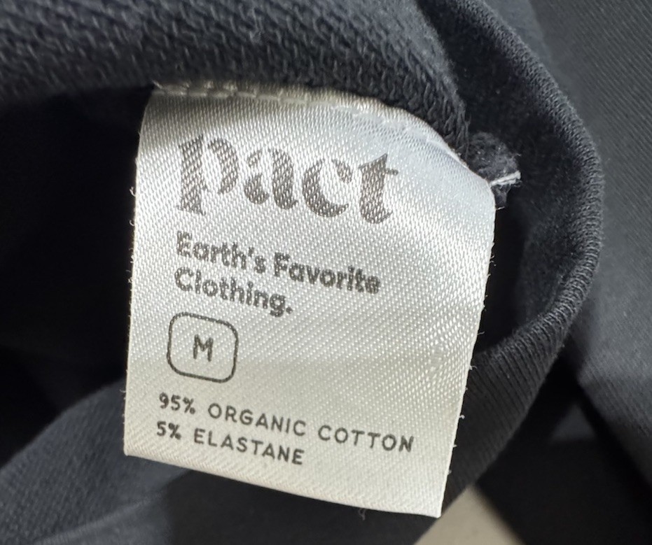 Pact Organic Cotton Pullover Basic Black Sweatshi… - image 9