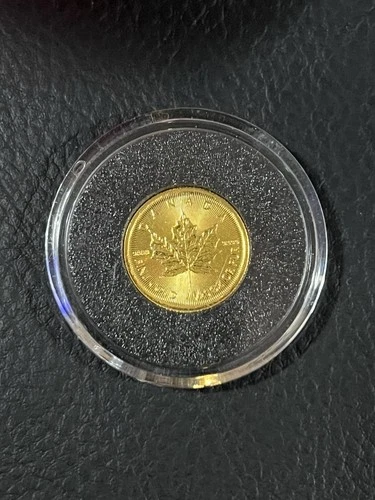 2018 Canadian Gold Maple Leaf 1/20 oz — photo from the most recent tracked eBay sale