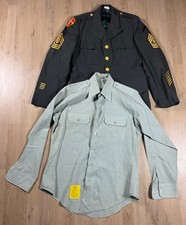 US Army Officer Service Dress Jacket Tunic AG-344 Class 3 Uniform Size 38L