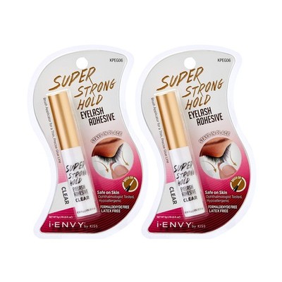 Super Strong Hold Eyelash Adhesive, Waterproof, 48-Hour Long-Lasting Lash Glue