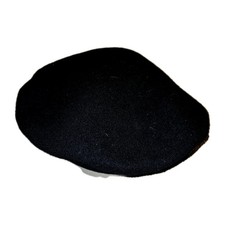 KANGOL Vintage Black Wool Beret Unlined Knit Classic Heritage Style Hat Adult