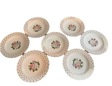 Lifetime China Co, Set Of 8 Homer Laughlin Semi Vitreous Imperial Saucers