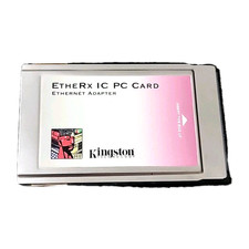 Kingston PCMCIA EtheRx IC PC Card Ethernet Adapter KNE-PC2T without Dongle Cable