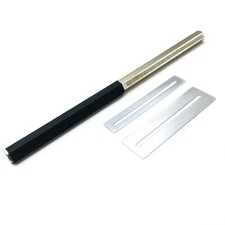 4-Size Edges Guitar Fret Crowning File Dressing Tool With 2 Protection Sheets