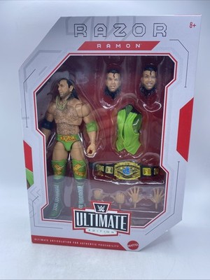 Mattel WWE Ultimate Edition  Series 6 RAZOR RAMON Green Action Figure