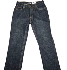 Lapco FR Jeans 34 X 32 Men's Blue Denim Workwear CAT 2 Straight Cotton Mid Rise