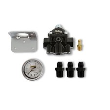 Holley 12-887kit Die Cast Carbureted Fuel Pressure Regulator Kit - Black