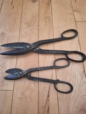 VINTAGE ZWEI PAAR BLECHSCHERE BLECHSCHERE WISS-10 UND PS&W CO 1819 ORIGINAL