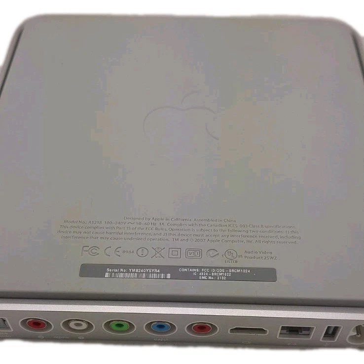 Genuine Apple TV 160GB Media Streaming With Remote & Power Cord Works! - Image 4 of 4