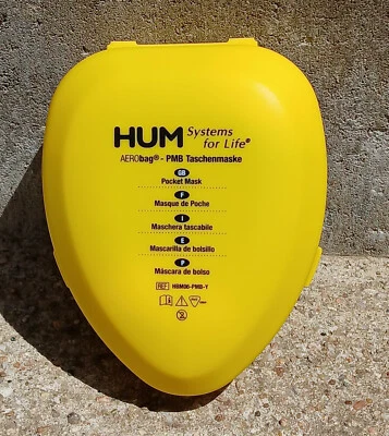 Taschenmaske AERObag® GELB Beatmungsmaske Beatmungshilfe Pocket Mask Erste Hilfe