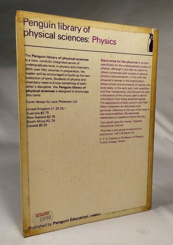 ELECTRONICS FOR THE PHYSICIST Delaney PENGUIN 1969 - Picture 2 of 4