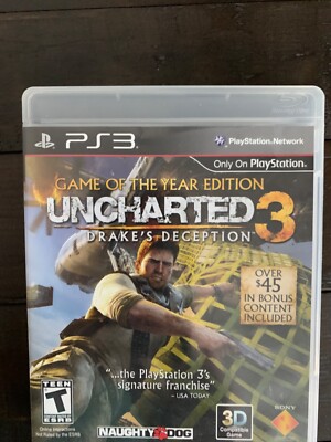 Uncharted 3: Drake's Deception (Game of the Year) for PlayStation 3