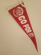 Vintage 1987 Grand slam Go For It Pennant Flag