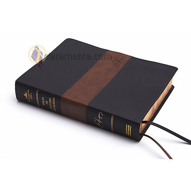 Biblia de Estudio Spurgeon de Letra Grande RV1960 imit piel negro y cafe - Imagen 6 de 7