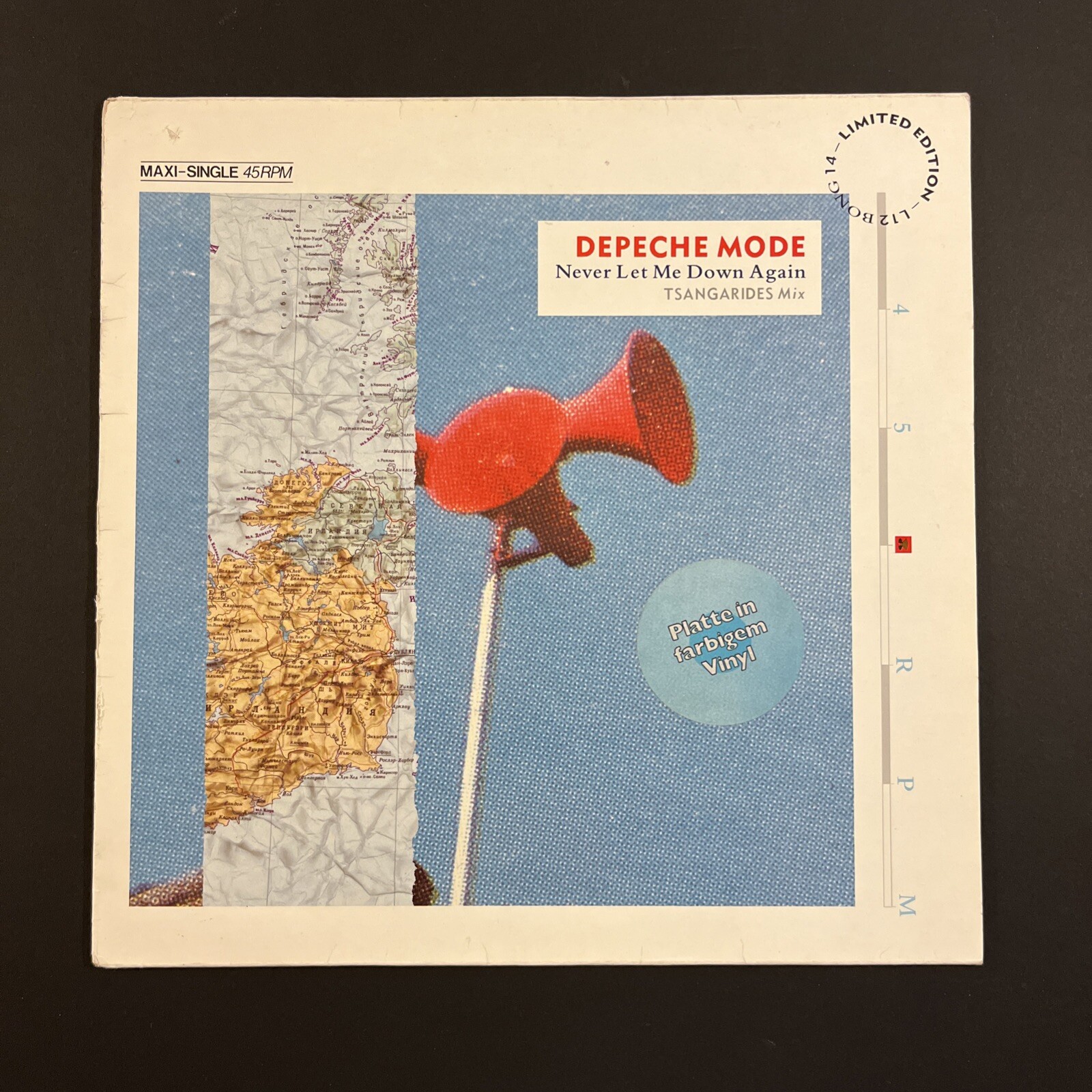 Depeche Mode ~ Never Let Me Down Again 1987 Germany Limited Edition Grey Marbled