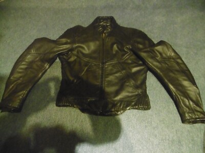 Motorradlederjacke SCHUH Gr. 50 Tour Line schwarz guter Zustand
