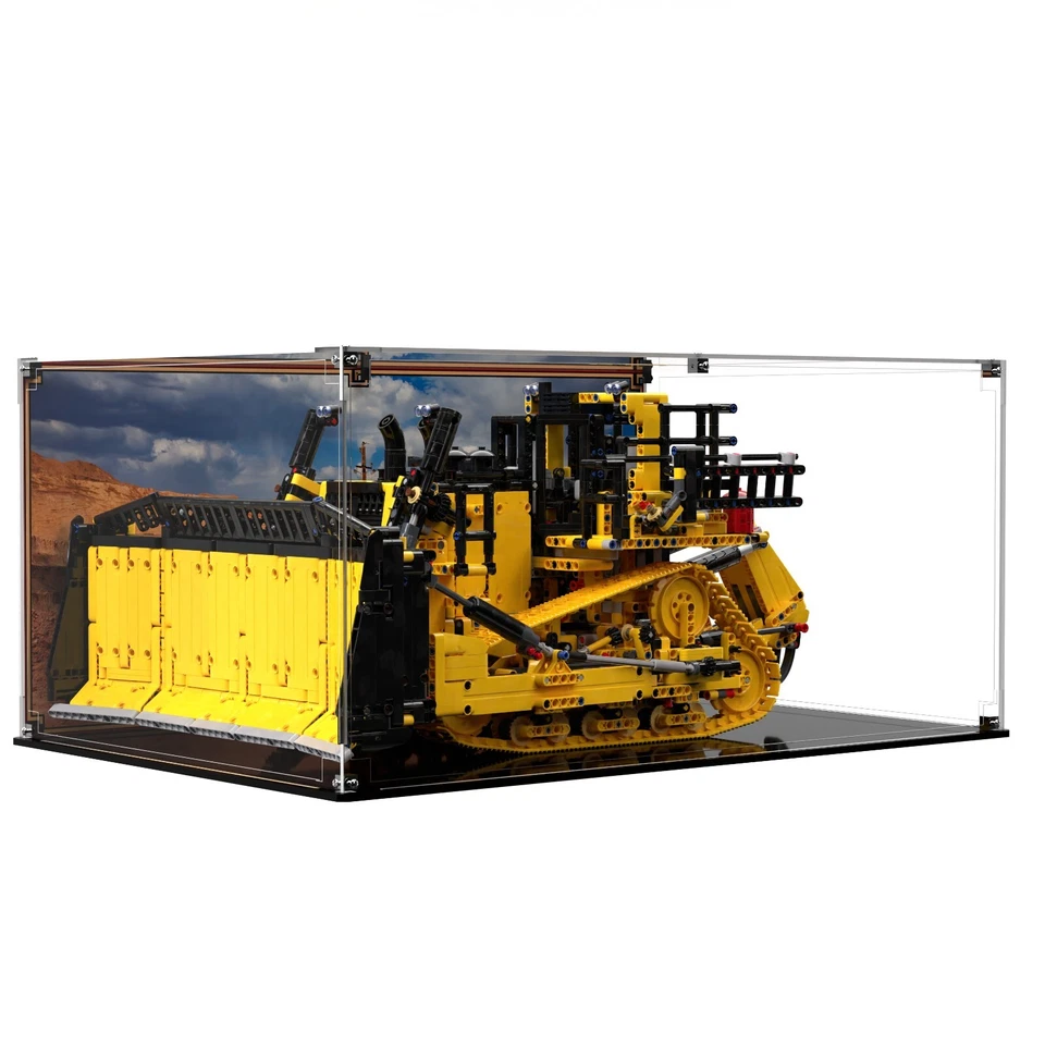 BRICK IN IT Vitrine für LEGO® Technic Cat® D11 Bulldozer 42131