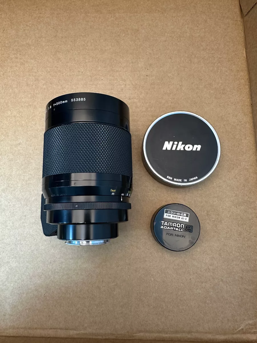 Nikon Reflex Nikkor.c 500mm f/8 F8 Telephoto Mirror Lens for Nikon