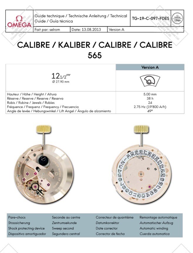 Caliber Rolex 3135 Lift Angle Seiko Lift Angle NH36 NH36A