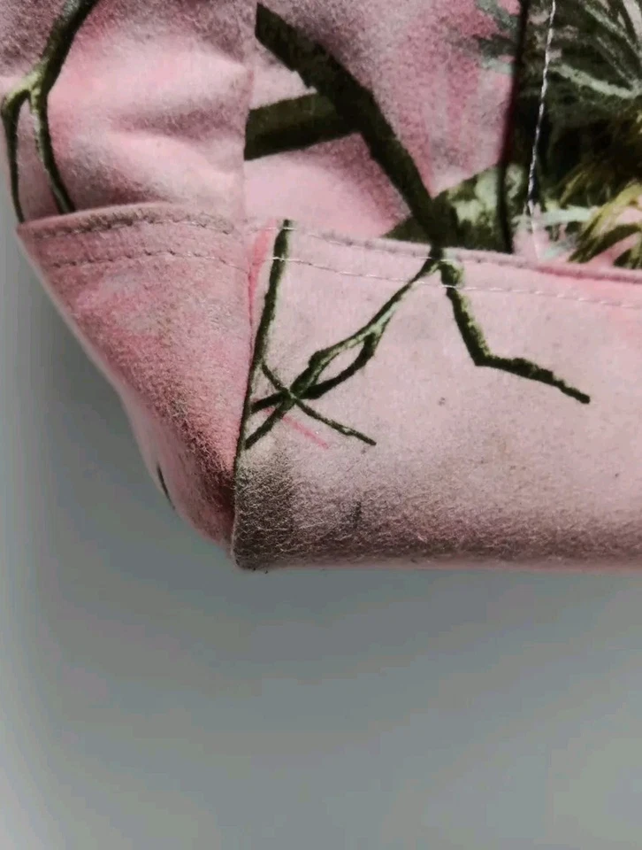 Bolso de Mano Realtree Rosa Camuflaje Grande 14"x12"x5" Cremallera Usado Foto 2 de 4