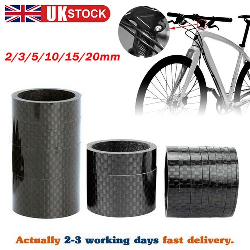 11pcs/set Carbon Fiber Headset Spacers Mountain Road Bicycle 11/8" Stem Washers eBay