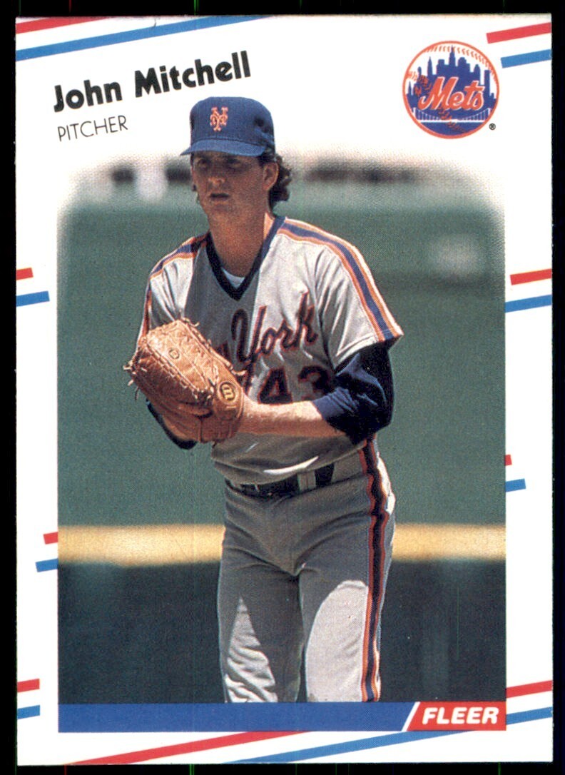 1988 Fleer #145 John Mitchell Rookie
