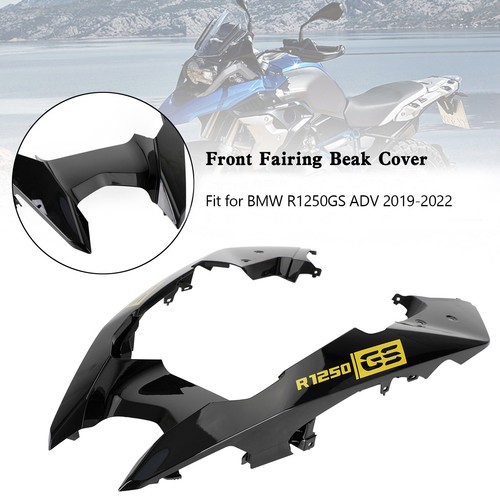 Front Nose Fairing Beak Fender Cover For BMW R1250GS / ADV 2019-2023 Black