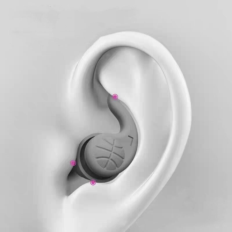 Deep Sleep Ear Plugs Sleep Soft Silicone Earplugs Reusable 40db Noise