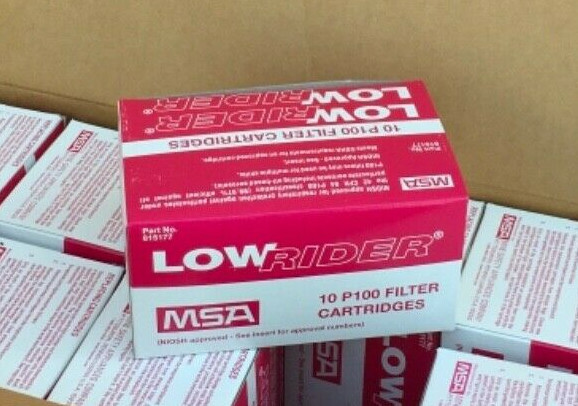 6 Six Msa Gme P100 Type 8151 Filters Niosh Combination Respirator Cartridges For Sale Online Ebay