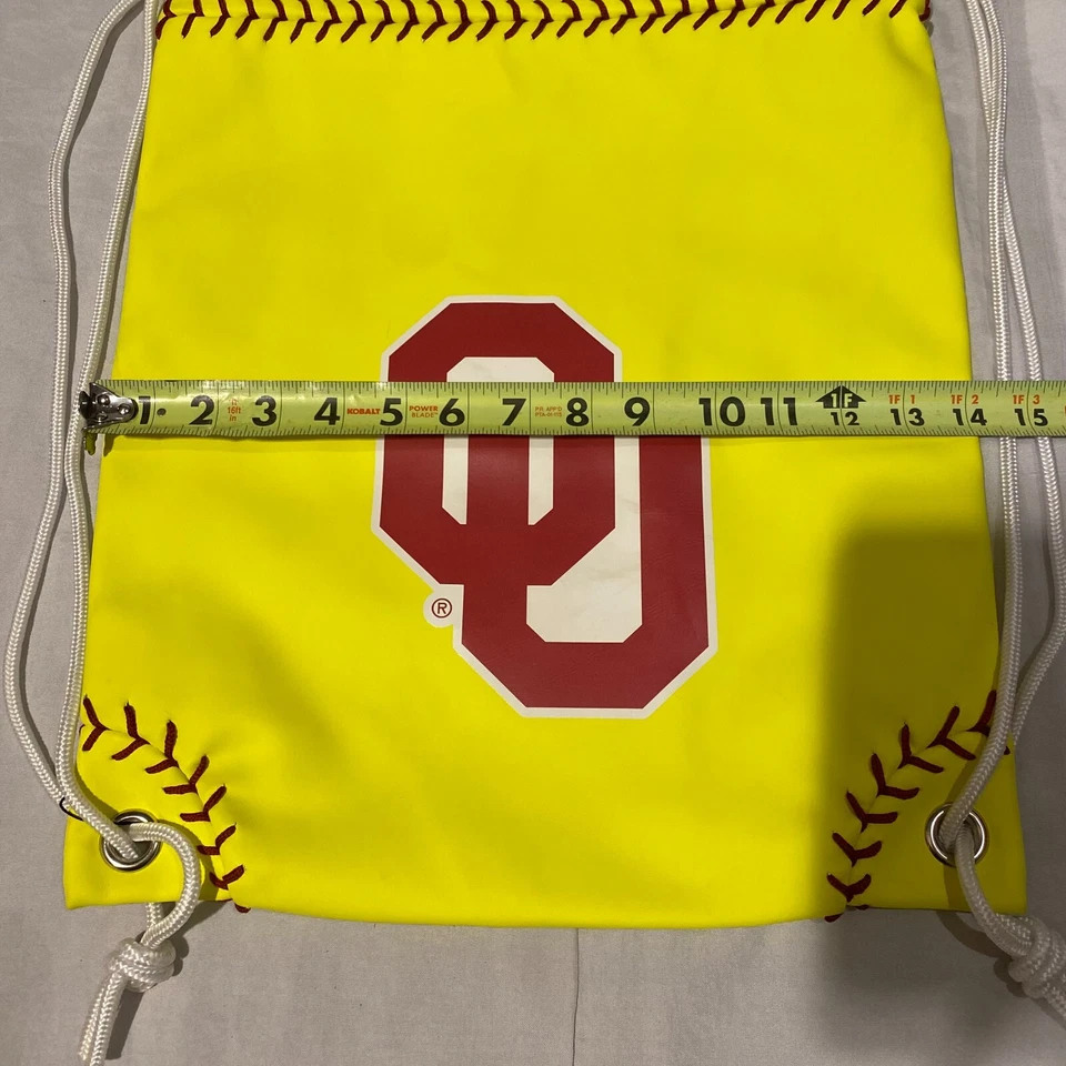 Mochila deportiva Zumer Sport University of Oklahoma OU Sooners Softb con cordón Foto 2 de 4