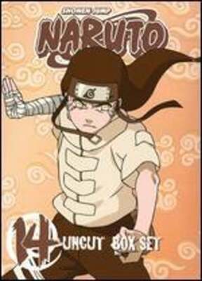 Naruto Uncut Box Set, Vol. 14 [3 Discs] [With Playing Cards]: Used