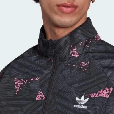 Adidas Originals Rekive Trefoil AOP Men's LS Track Jacket FZ