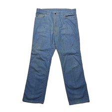 Vintage 80s Levi  s Action Jeans Light Blue Work Wear Denim Distressed Worn 36x30