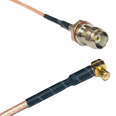 RG316 TNC Female Small Bulk to MCX MALE ANGLE RF Cable Rapid-SHIP LOT