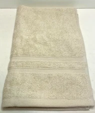 Simply Essential 100% Cotton Hand Towel 16" x 26" in Sand Shell