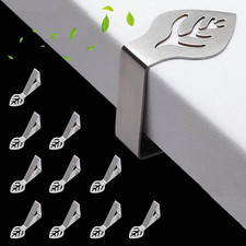 Table Cloth Holder Clips 10 Pack, Leaf Shape Picnic Tablecloth Clip Outdoor Larg