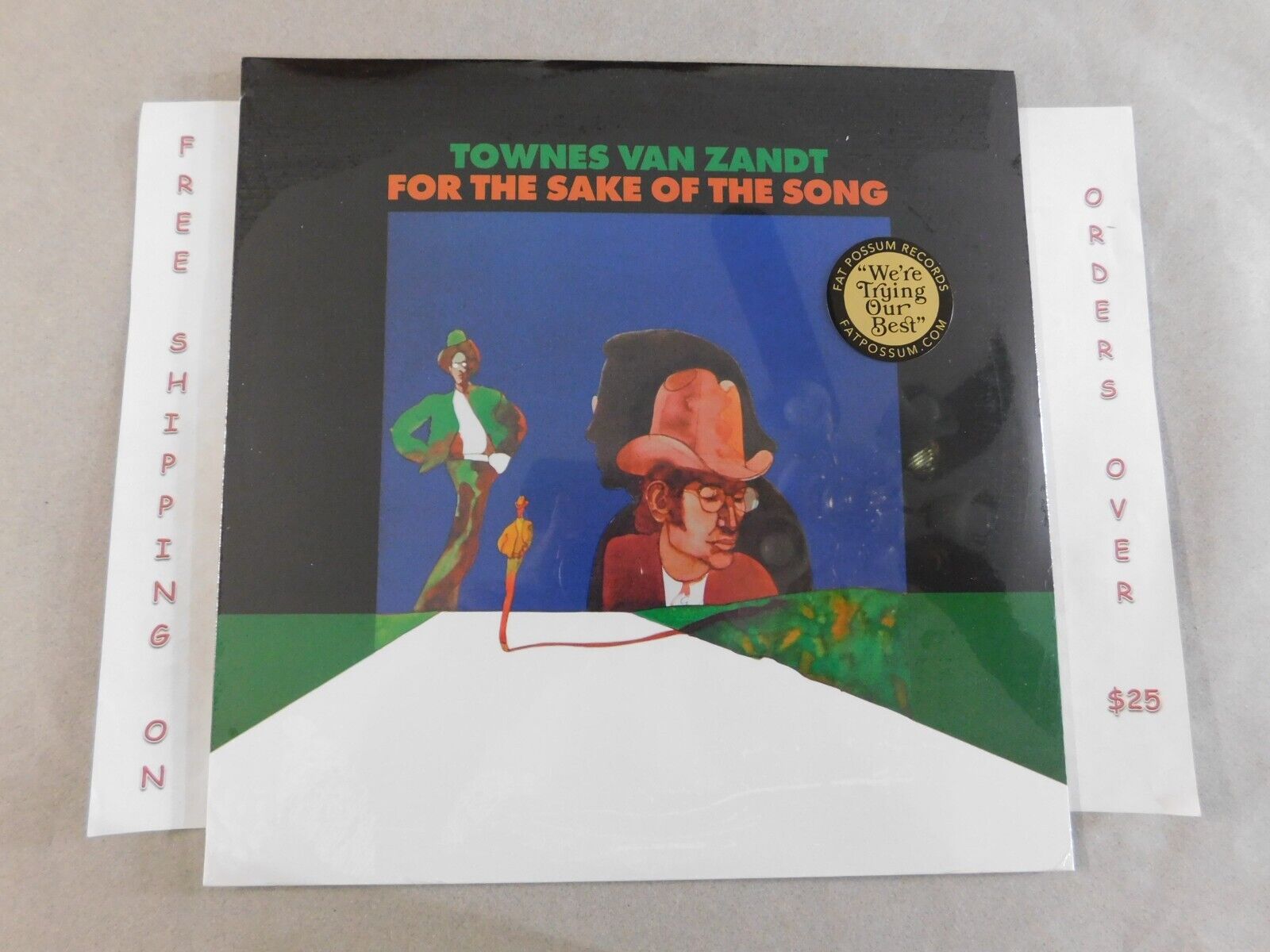 SEALED TOWNES VAN ZANDT FOR THE SAKE OF THE SONG RE LP FP1087-1