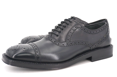 Tramezza by Salvatore Ferragamo Cap Toe Leather Dress Boots 8.5E Italy NEW | $795 SALVATORE FERRAGAMO 7 D CAP TOE OXFORD TRAMEZZA  main image 3