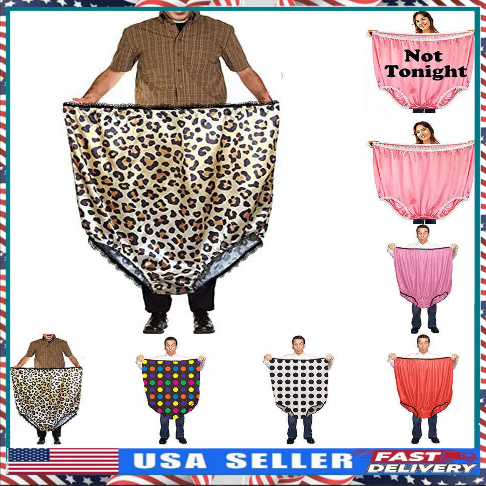 Big Undies Oversized Novelty Underwear Giant Panties Funny Joke Gag