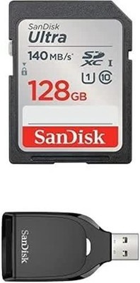 SanDisk Ultra SD UHS I Speicherkarte Kartenleser Set