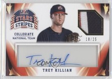 2015 Stars and Stripes Materials Signatures Prime 18/25 Trey Killian Auto a8r