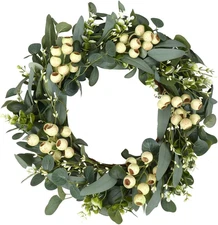 Eucalyptus Wreaths for Front Door 20 Inch Green Home Decor for Wall Porch Window
