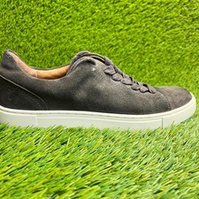 Frye Grigio Womens Size 8 Dark Brown White Athletic Suede Walking Shoes Sneakers