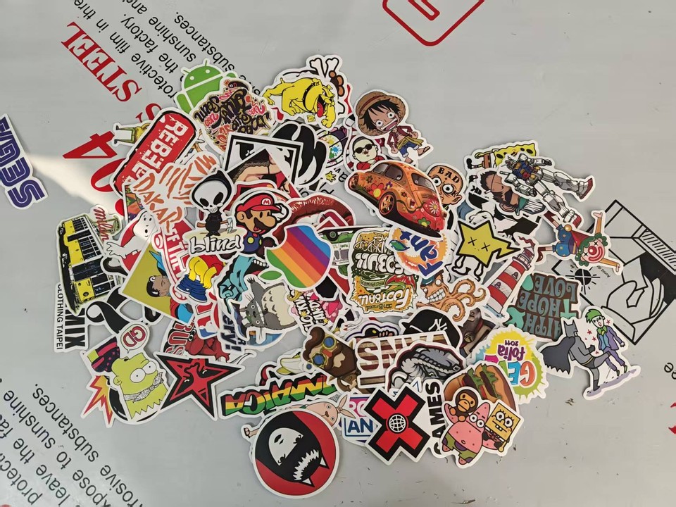Ooak Rd357 Ebay Stickers 100pcs Skateboard Stickers Bomb Vinyl Laptop waterbottle Luggage Decals ...